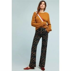 Floral Black Women's Jeans